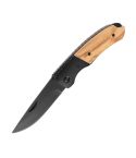 STROXX Klappmesser mit Holzgriff und Titan-Finish