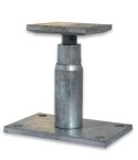 STROXX PFOSTENTRÄGER FIXI 300-450MM M. GEWINDEHÜLSE FEUERVERZINKT 102-573 - 100 Stück