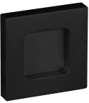 Hermat Muschelgriff 6403.K,70x70,geschlossen,UG,cl.black,TS 8-12