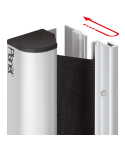 PLANET Fingerschutz FSR 6000,1.925mm,Rollo schwarz,naturfarben