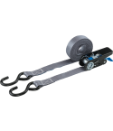 STROXX Zurrgurt 2-teilig, mit Spannratsche und S-Haken, 25 mm, 4,5 m