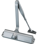 STROXX Türschließer 680, mit Gestänge, EN 2-4, silberfarbig  700-149