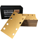 STROXX Schleifstreifen Abrasive, 81x133 mm, 8-fach gelocht