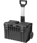 STROXX Trolleywagen STROBOXX – 50 l Volumen, 50 kg Traglast, mit Teleskopgriff & Gummirädern