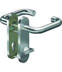 Ogro WC-Garnitur CORE+ 8100, 8mm Vierkant TS. 37-42mm Kurzschild WC ED