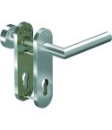 Ogro Wechselgarnitur CORE+8906, 8mm Vierkant TS.38-63mm Kurzschild PZ Knopf 3020 ED