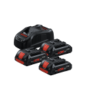 Bosch Starter Set: 3x PC 18V 4.0Ah + GAL 1880