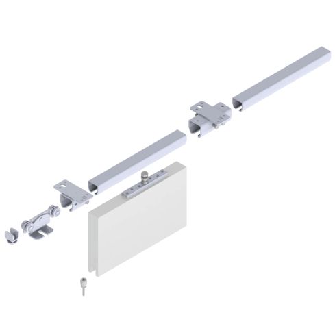 Helm Schiebetorsystem 300, Deckenmontage 200kg 4000mm VZ SP300D101200214000