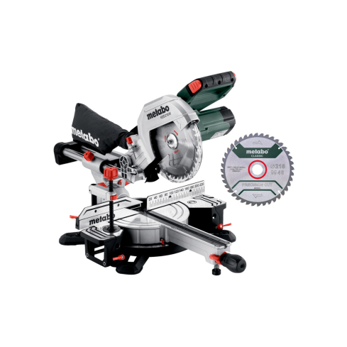 Metabo Kapp- und Gehrungssäge KGS 216 M Set mit 2. Sägeblatt