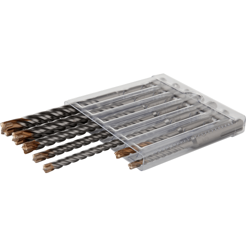 STROXX SDS-Plus Hammerbohrer-Set 4-Cut, 7-teilig 500-580