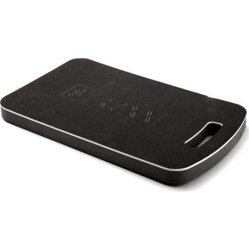 STROXX Knie „Pad“ – extra großes PU‑Kniekissen, 450 × 270 × 30 mm, komfortabel & robust