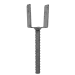 STROXX Pfostenträger U-Form, 250 mm - 100 Stück
