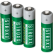 STROXX Batterie, wiederaufladbar, AA, 2600 MAh, 4er-Set  101-060