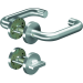 OGRO WC-Garnitur CORE+ 8100, 8mm Vierkant TS.37-42mm Rundrosette mit WC-Kapsel ED